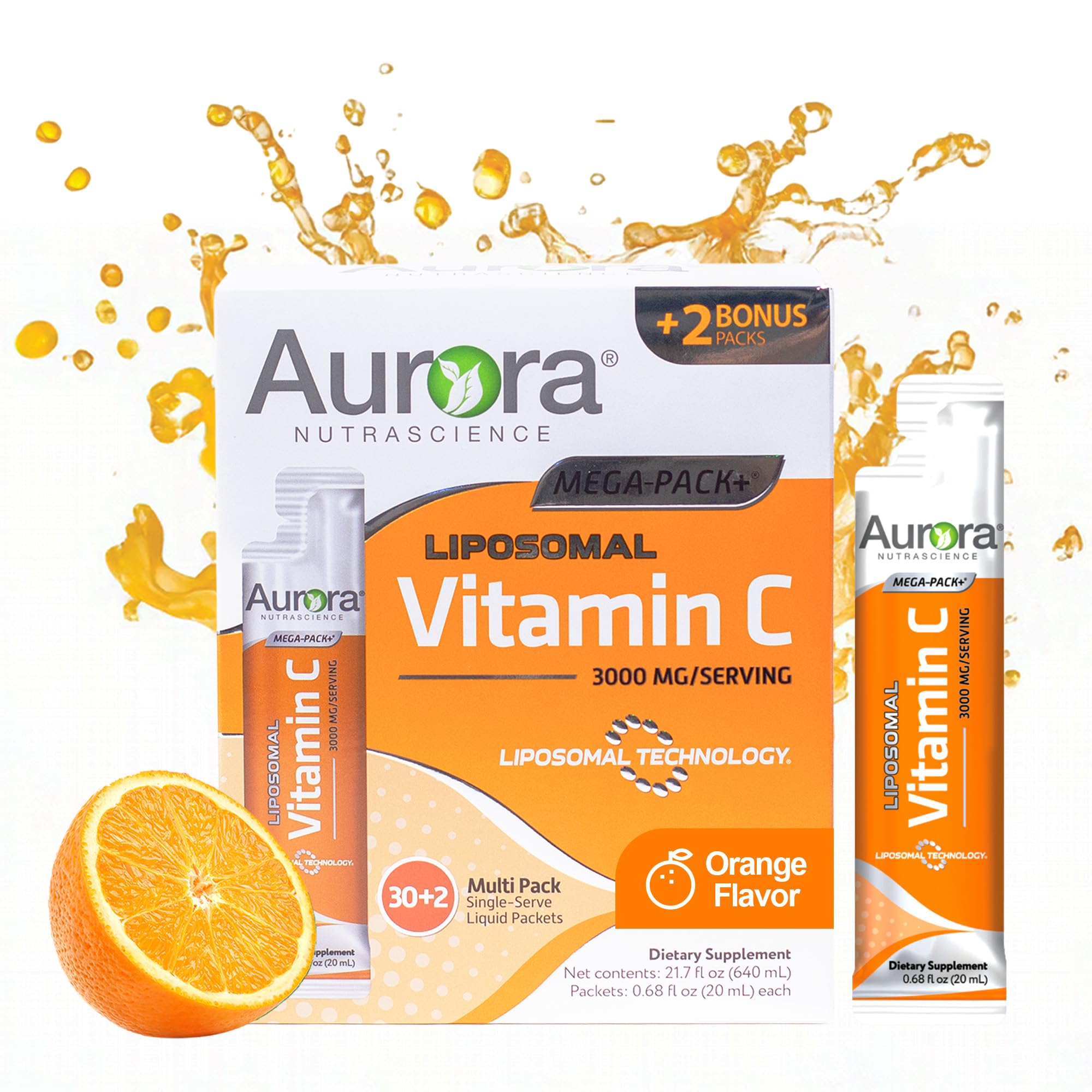 Vida Lifescience Liposomal Vitamin C 3000mg sachets front view
