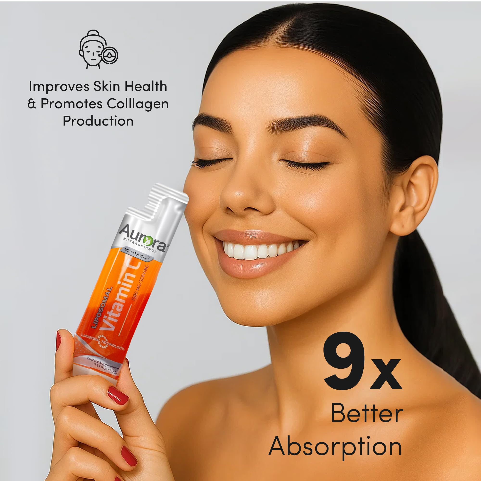Vida Lifescience Liposomal Vitamin C sachets with water