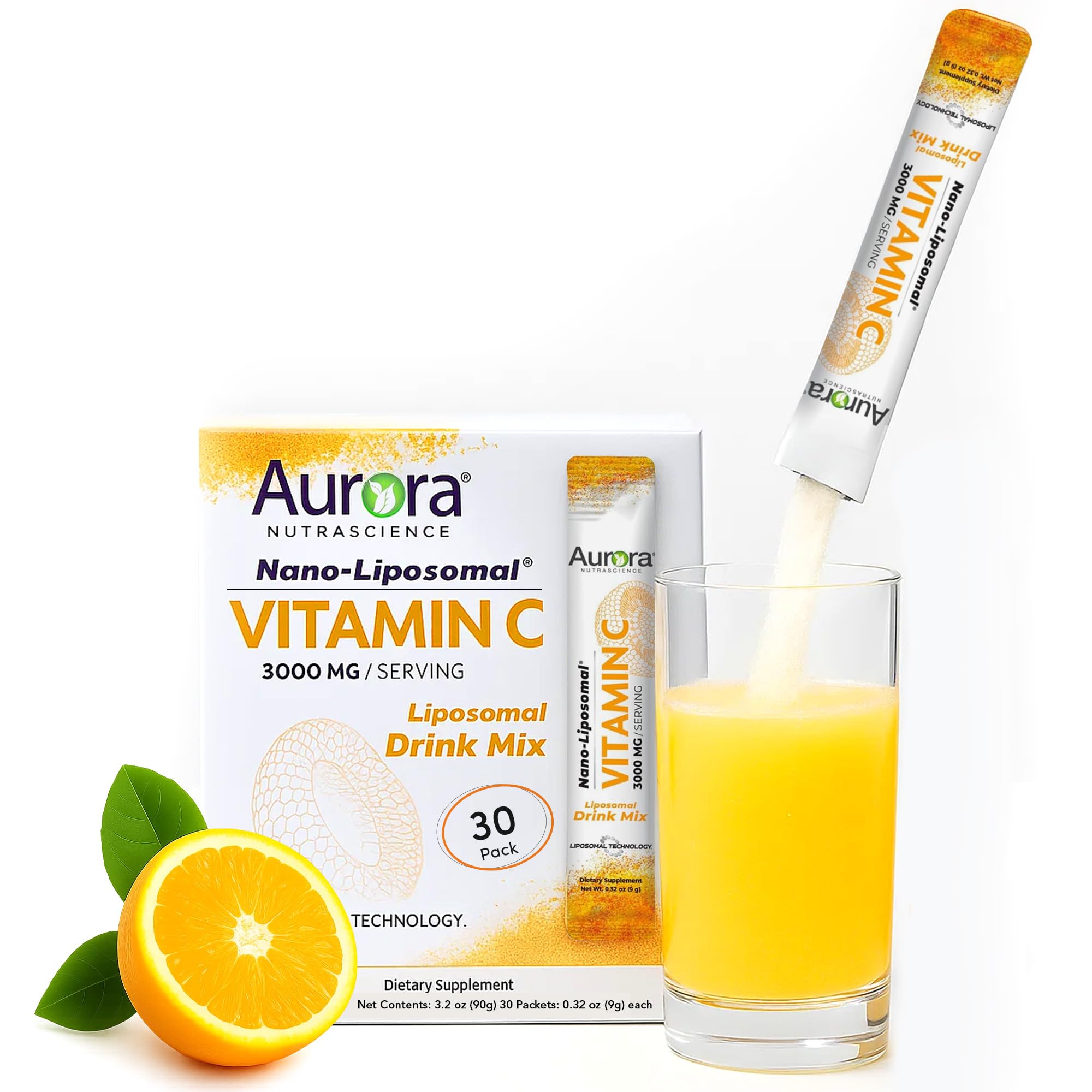 Vida Lifescience Vitamin C 3000mg packets front view