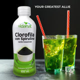 Vidanat Liquid Chlorophyll 500ml bottle side view