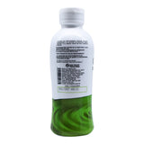 Vidanat Liquid Chlorophyll 500ml bottle with glass of mixed drink