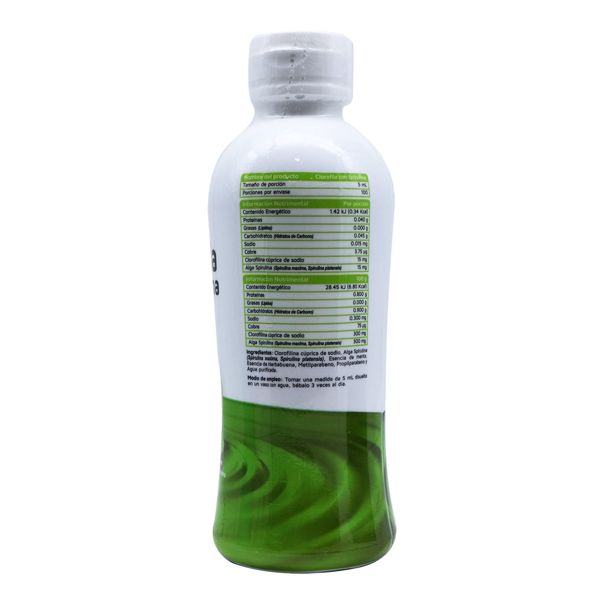 Vidanat Liquid Chlorophyll mint flavour close-up