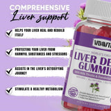VIDAVITE Milk Thistle Gummies apple candy flavour close-up