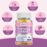 VIDAVITE Organic Prenatal Gummies showing gummy texture