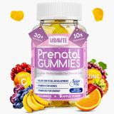 VIDAVITE Organic Prenatal Gummies with measuring spoon for dosage