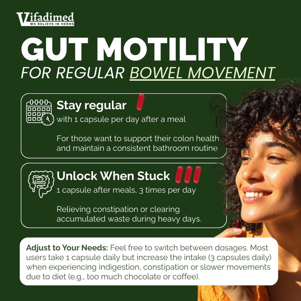 VIFADIMED Blended Vitamin & Mineral Supplement 30 Capsules side view
