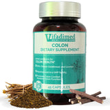 VIFADIMED Colon Herbal Supplement 60 Capsules front view