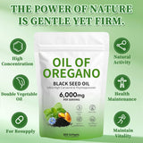 vifdusi Oregano Oil Softgels back view with ingredient details
