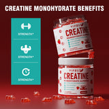 VIFSSG Creatine Monohydrate Gummies showing serving size