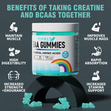 VIFSSG EAA Gummies Blue Raspberry gummies close-up