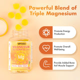 VIFSSG Magnesium Gummies ingredients list on packaging