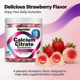 Vigorintha Calcium Gummies displayed on a kitchen counter