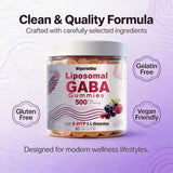 Vigorintha GABA Gummies on a kitchen counter