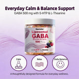 Vigorintha GABA Gummies side view showing gummy texture