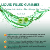 Vigorintha Men's Multivitamin Gummies back view with nutritional information