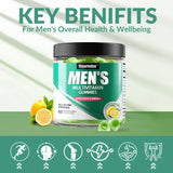 Vigorintha Men's Multivitamin Gummies showing the gummies inside