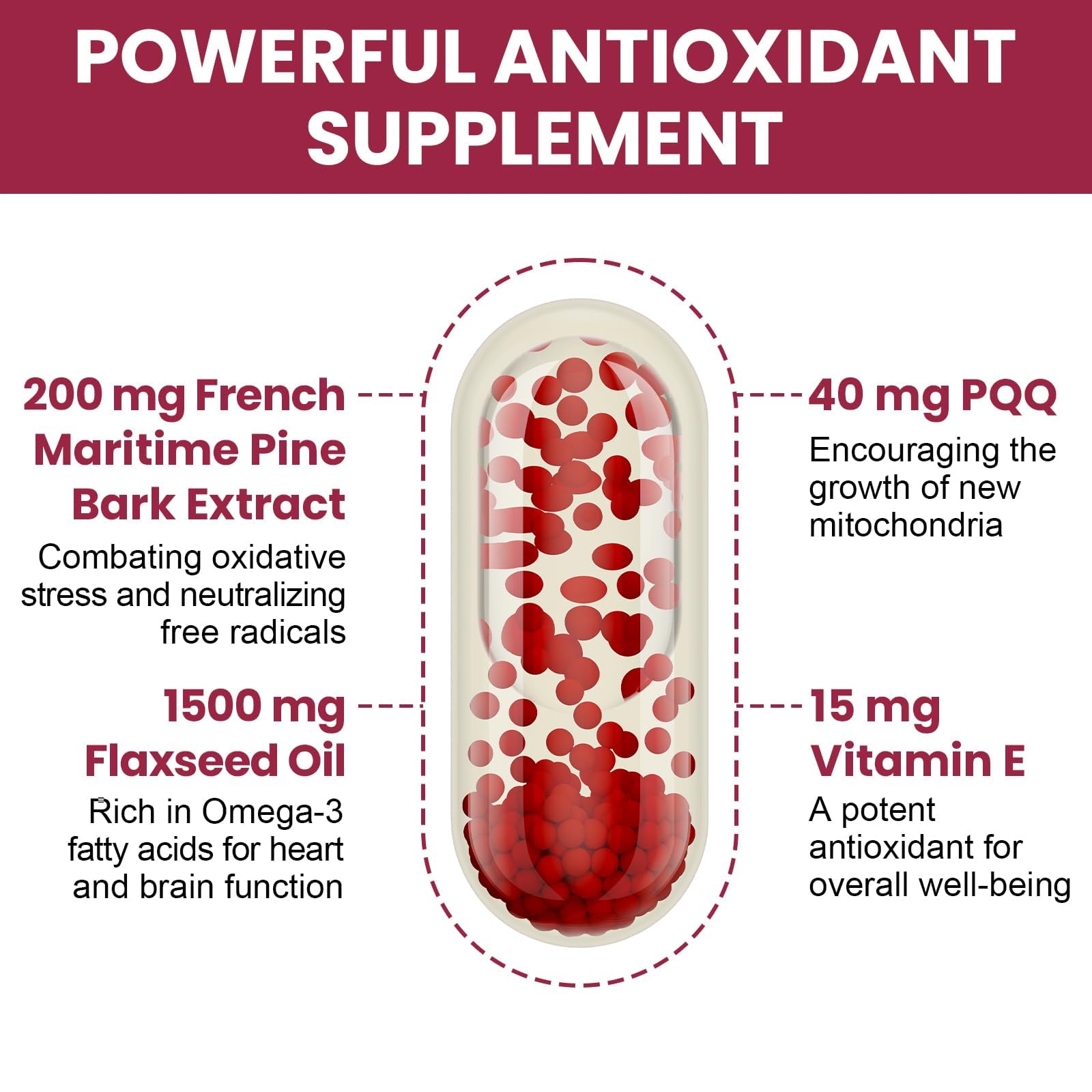 Vigorizar French Maritime Pine Bark Extract 200mg nutritional information