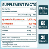 Vigorizar Quercetin supplement packaging details