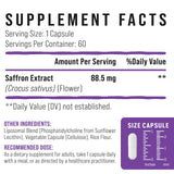 Vigorizar Saffron Extract Capsules 88.5 mg close-up