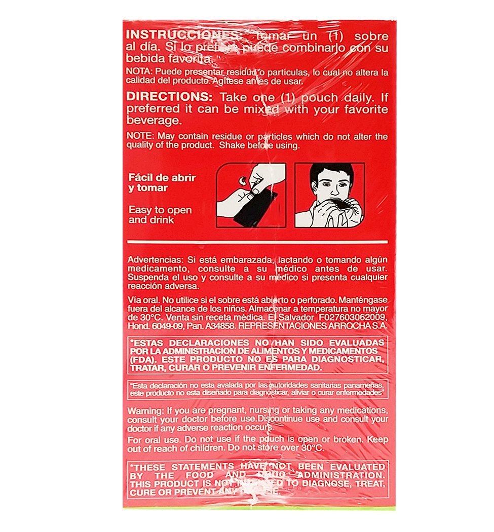 VIJOSA Ginkgo Biloba Supplement pouch side view