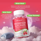 VIKAPER Magnesium Complex Gummies 1000mg close-up of gummies