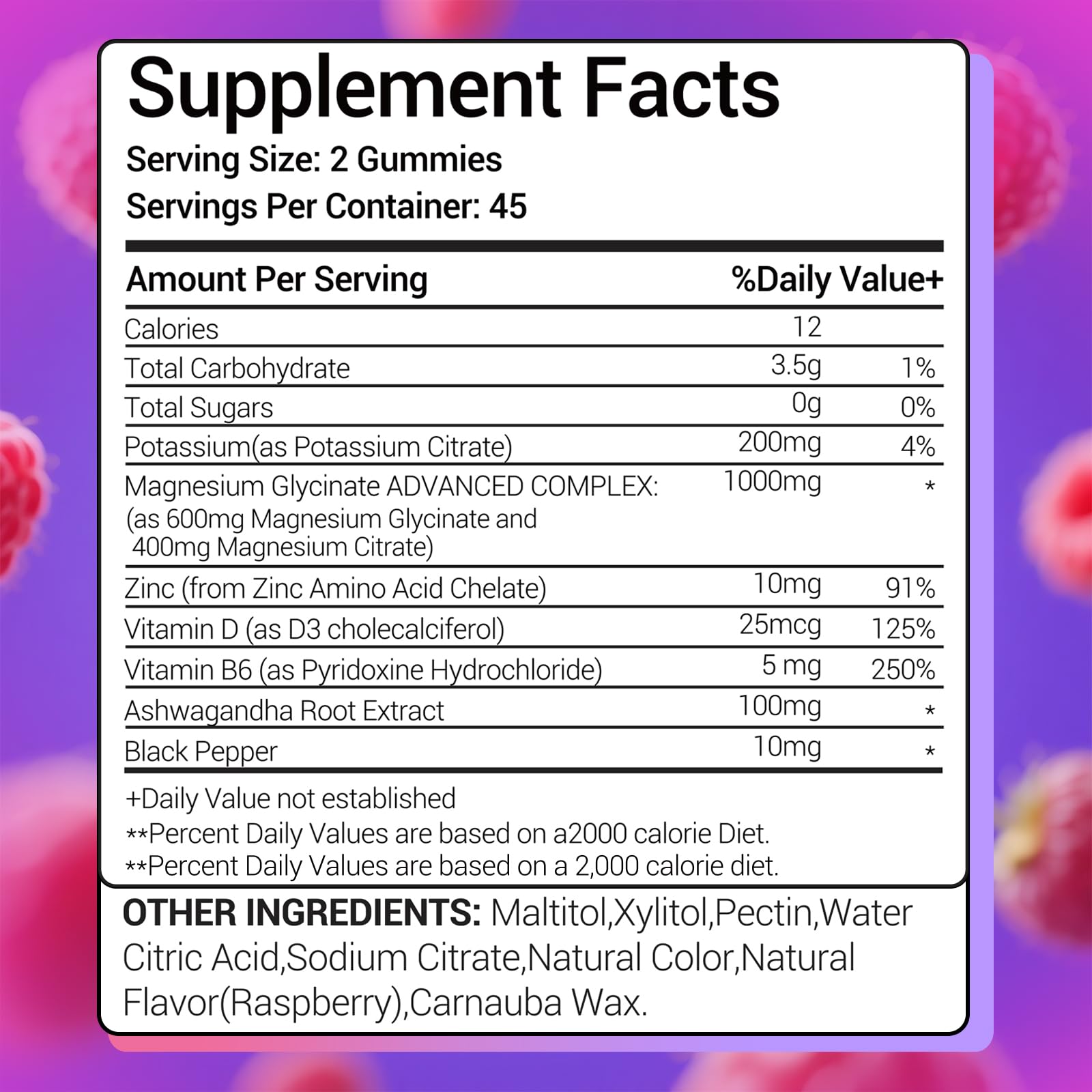 VIKAPER Potassium Magnesium Gummies on a wooden table