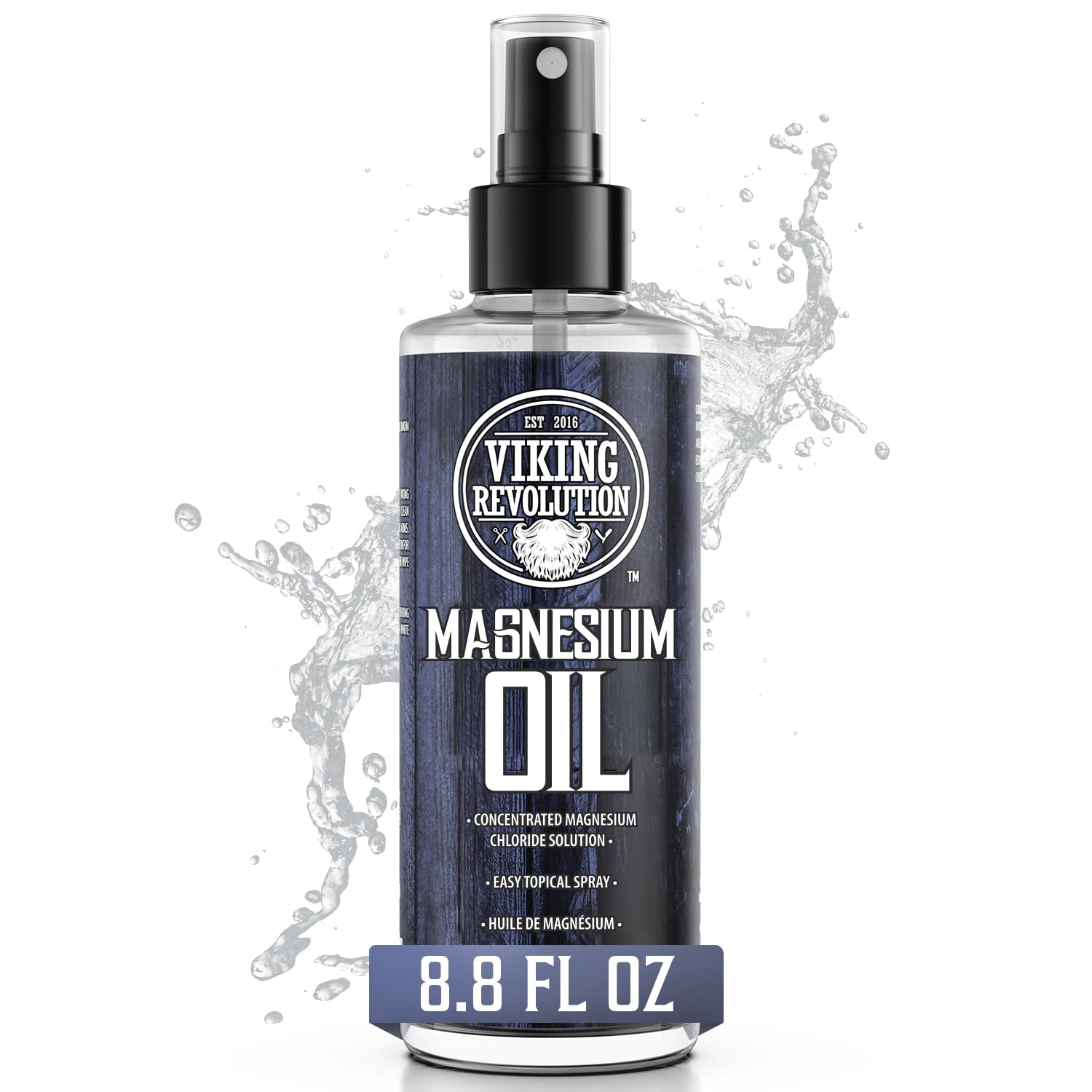 Viking Revolution Magnesium Oil Spray 399g side view