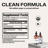 Vimergy Ashwagandha Liquid Extract packaging details