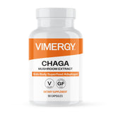 Vimergy Chaga Mushroom Capsules 60 count bottle front view