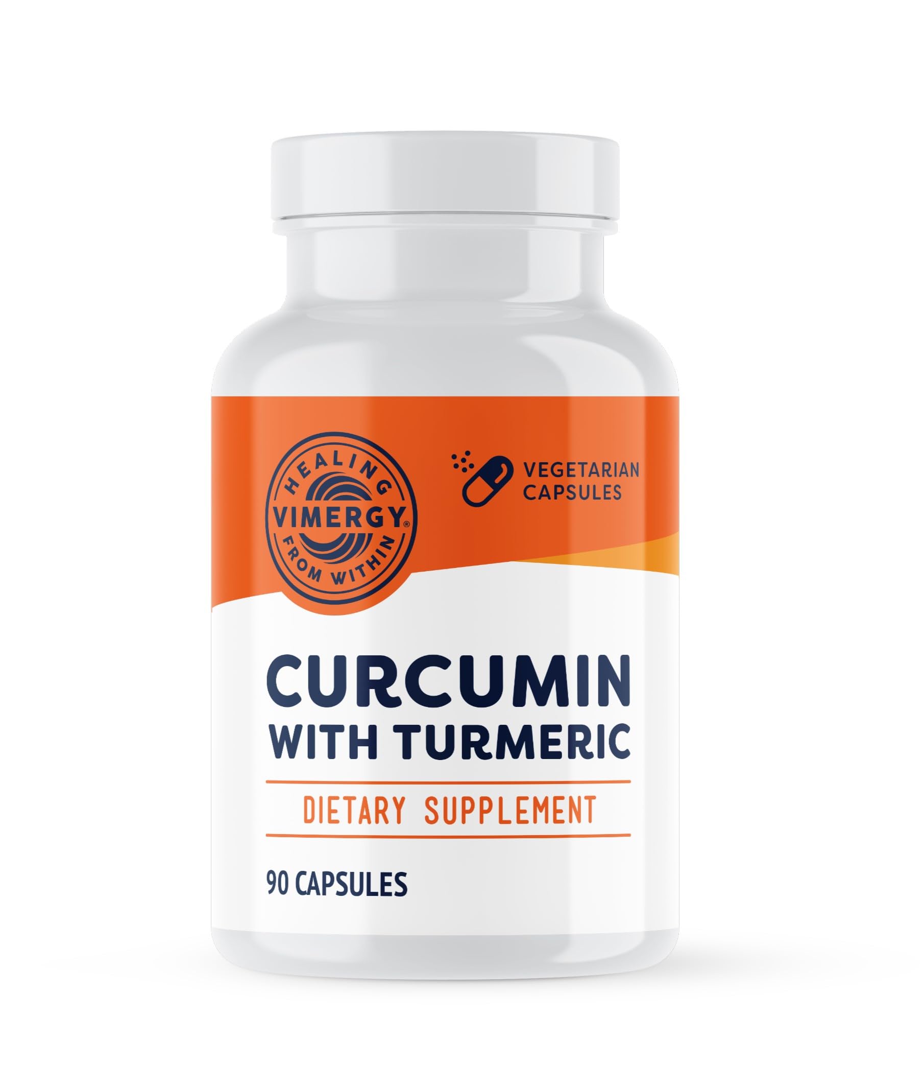 Vimergy Curcumin Liquid Capsules front view with packaging