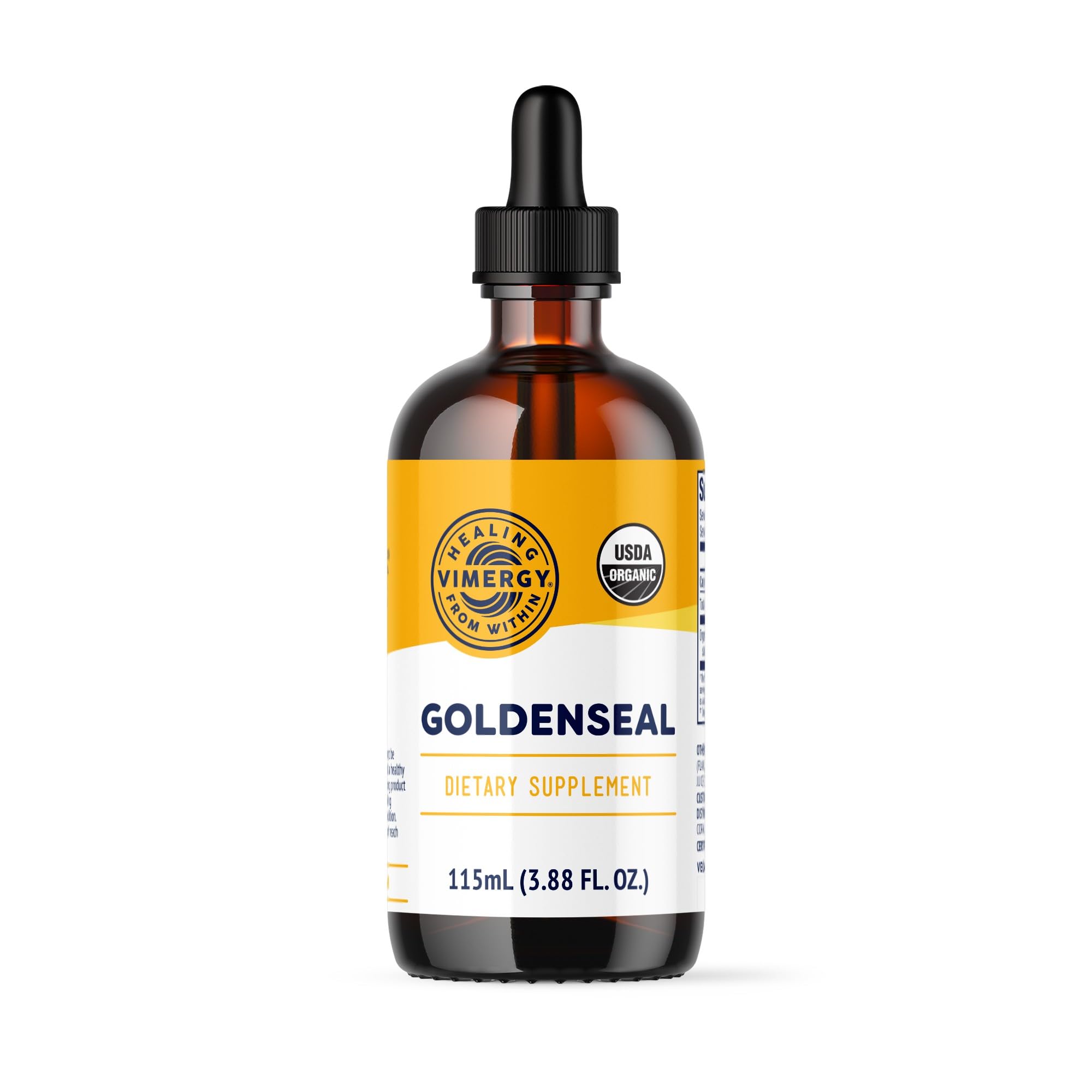 Vimergy Goldenseal Liquid Extract bottle front view