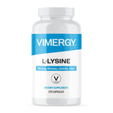 Vimergy L-Lysine Capsules 500mg front view