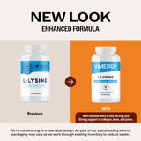 Vimergy L-Lysine Capsules 500mg opened capsule
