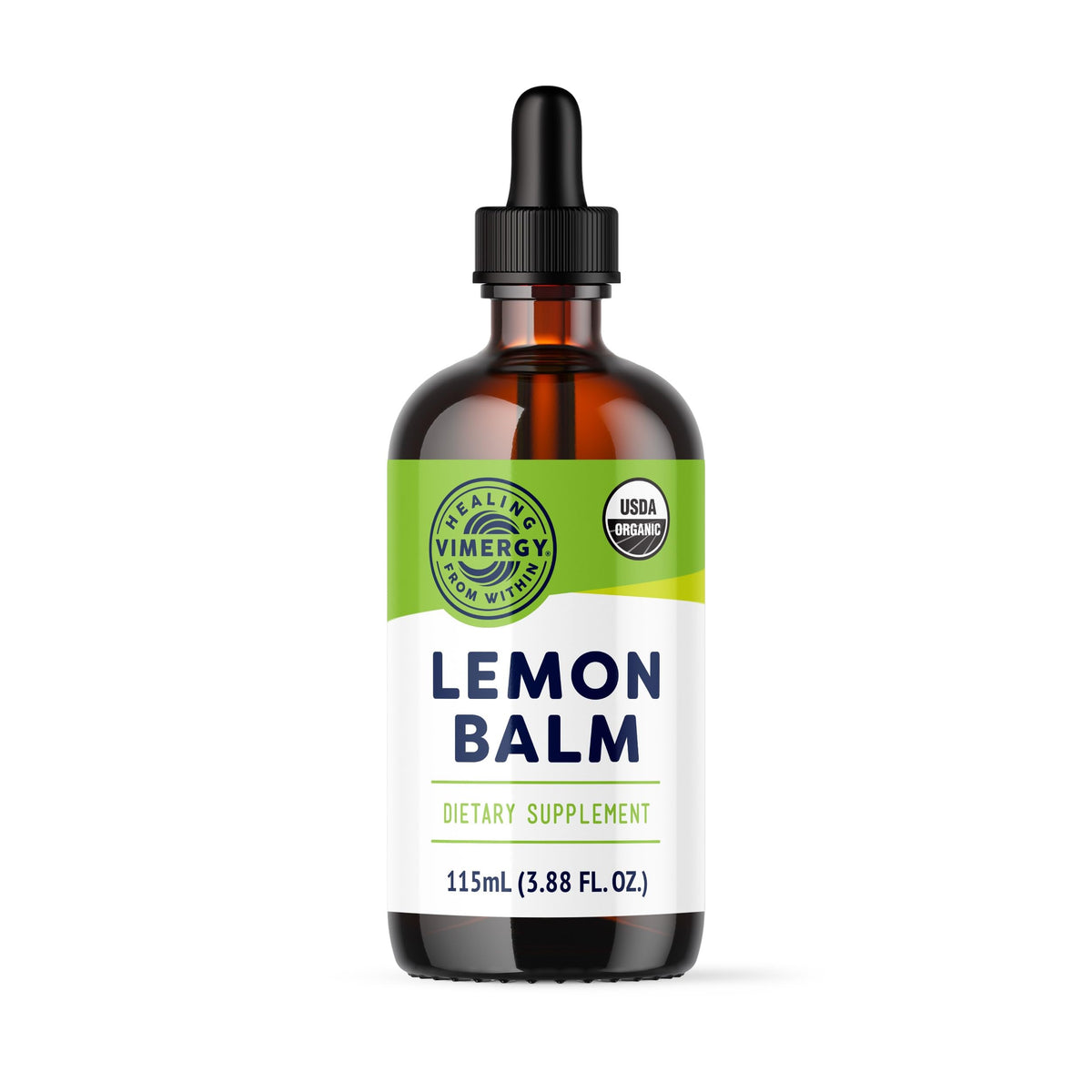Vimergy Lemon Balm Liquid Supplement 2g front view