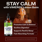 Vimergy Lemon Balm Liquid Supplement 2g side view