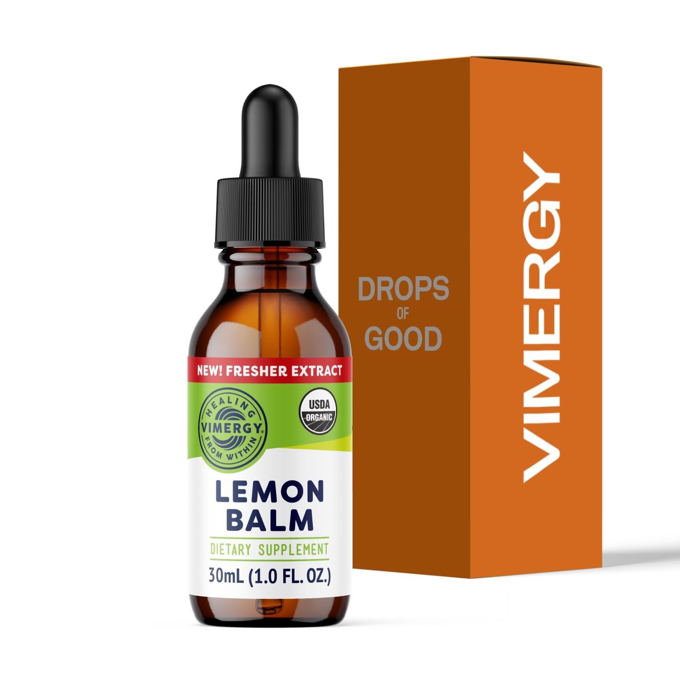 Vimergy Lemon Balm Liquid Supplement 82g front view