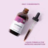 Vimergy Licorice Root Liquid Extract 50g bottle with dropper