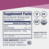Vimergy Licorice Root Liquid Extract 50g ingredients list
