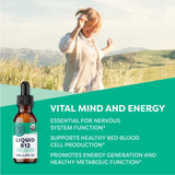 Vimergy Liquid B12 Drops 110g bottle with cap