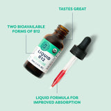 Vimergy Liquid B12 Drops 110g side view