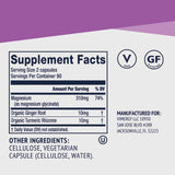 Vimergy Magnesium Glycinate capsules with turmeric and ginger