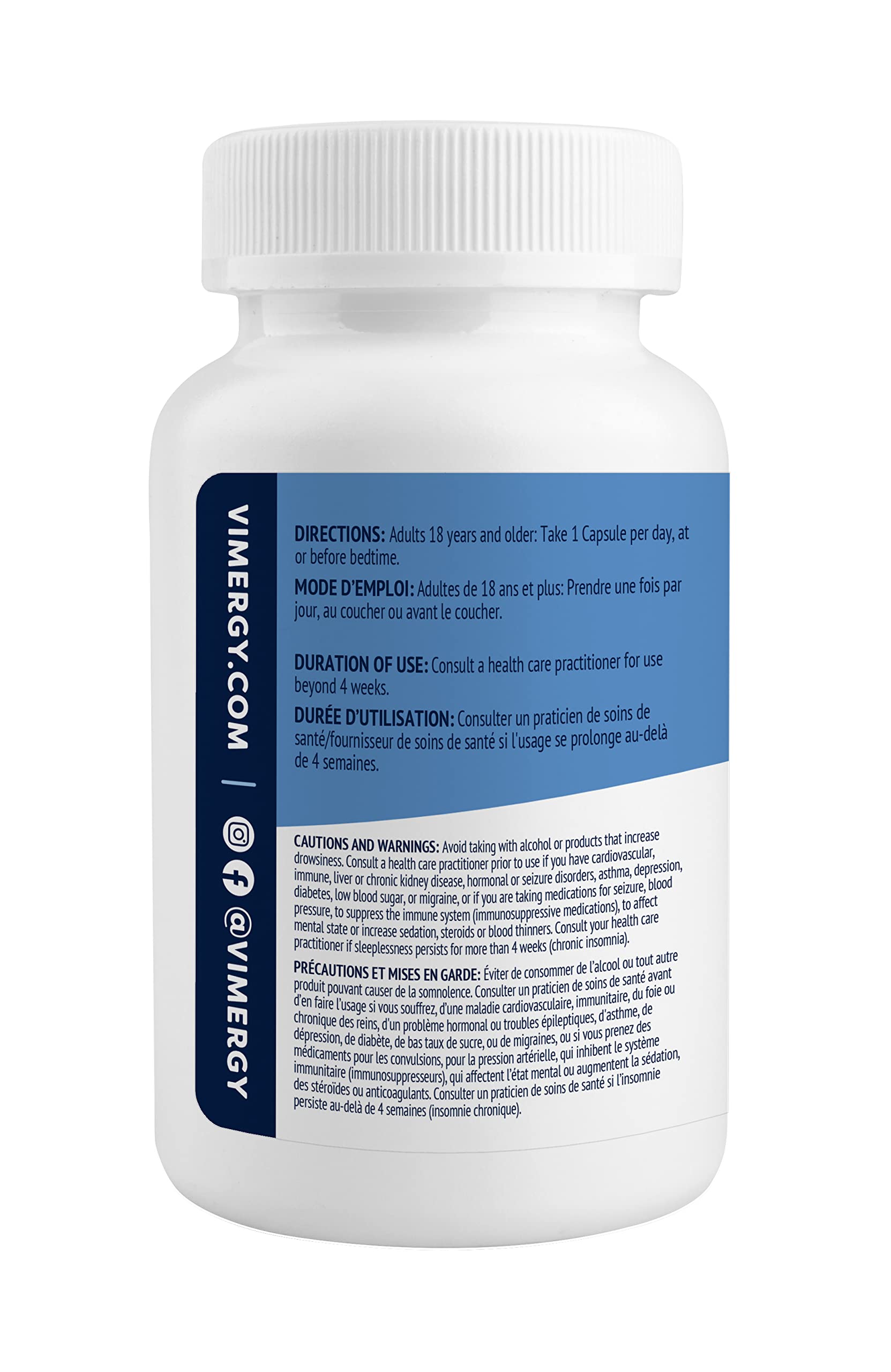 Vimergy Melatonin Capsules 5mg capsules close-up