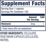 Vimergy Melatonin Capsules 5mg ingredients list