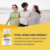 Vimergy Micro-C Capsules 120 count bottle side view