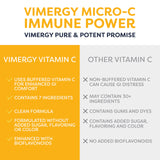Vimergy Micro-C daily wellness Power Vitamin C Powder 125g scoop next to powder