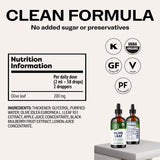 Vimergy Olive Leaf Liquid Extract in a glass with water