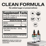Vimergy Organic Nettle Liquid Extract 259g packaging details