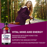 Vimergy Soothe Wise Elderberry Syrup 280g back view