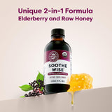 Vimergy Soothe Wise Elderberry Syrup 280g with spoon