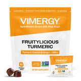 Vimergy Turmeric Supplement bottle front view with label
